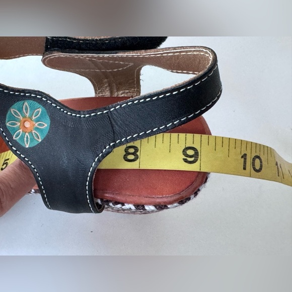 L'Artiste By Spring Step Jive Boho Platform Heel Sandals Shoes Women’s 37 - Picture 10 of 11